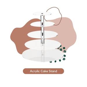 Perspex cake stand
