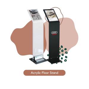 acrylic floor stand
