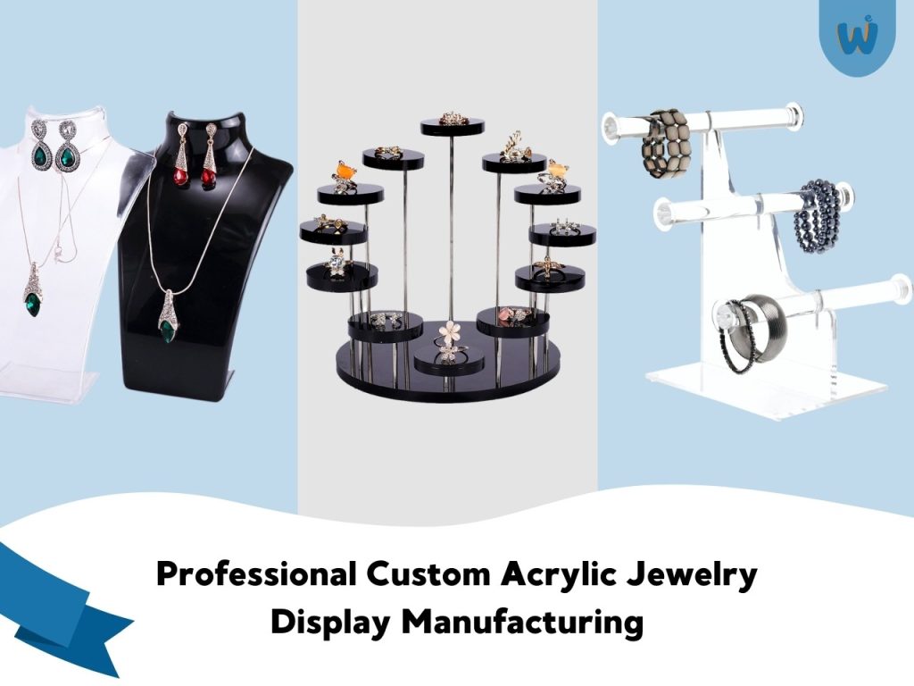 custom acrylic jewelry display China manufacturer