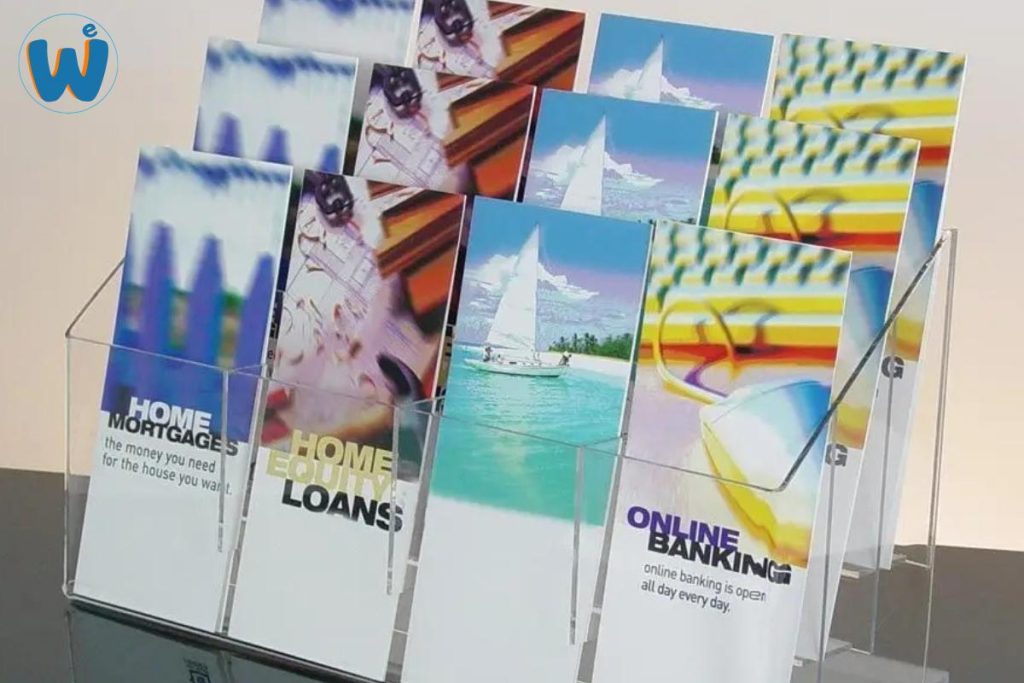 acrylic brochures display stand